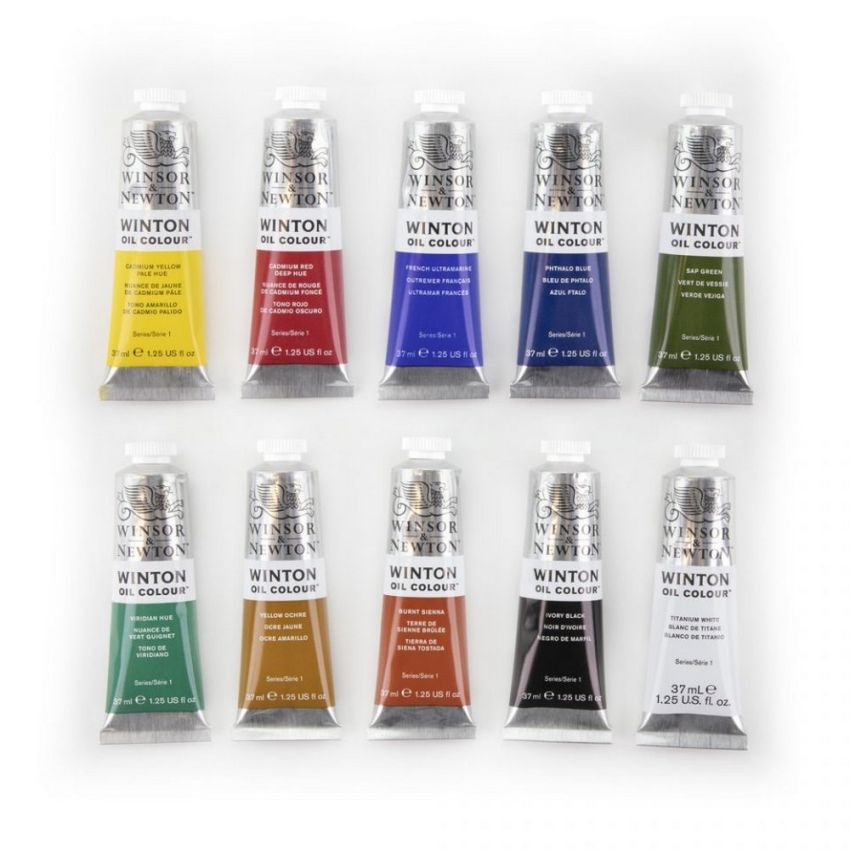 Winsor Newton Oil Colour Set of 10