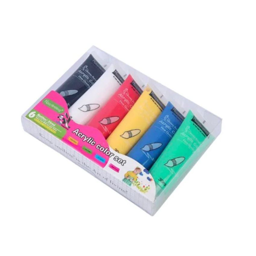 Keep Smiling Acrylic Colour set of 6