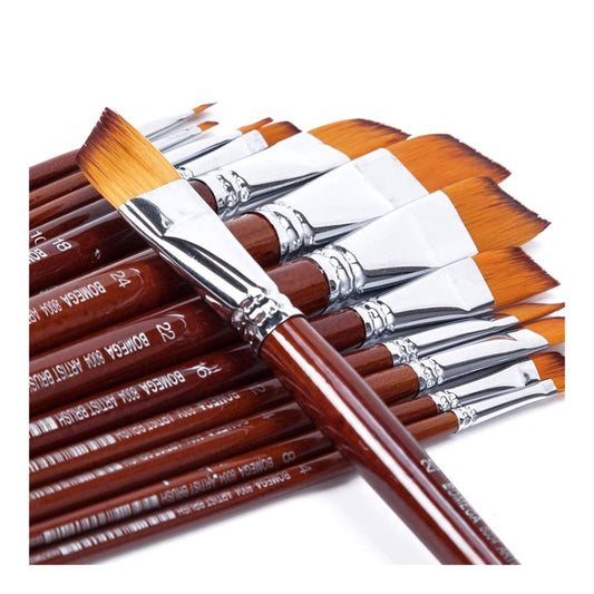 Keep Smiling Angular Brush set of 13