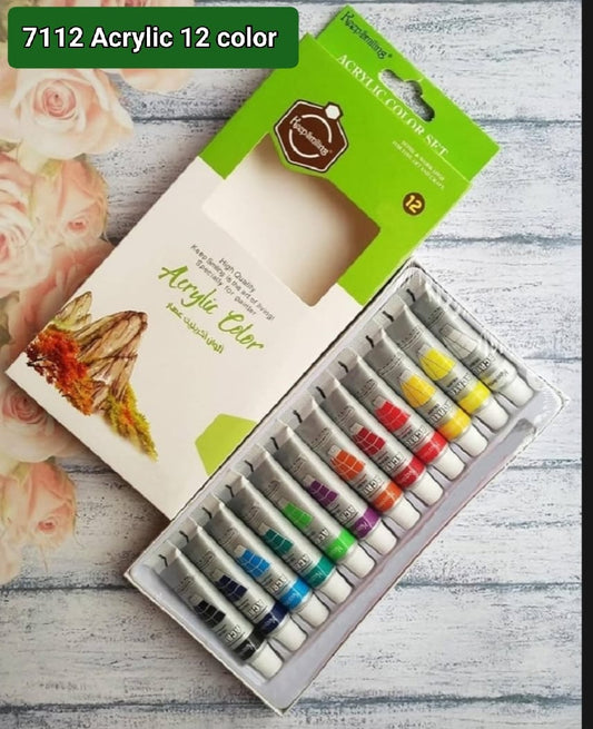 Keep Smiling Aclyric colour set of 12 colours