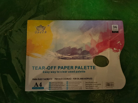 Tear off paper pallete A4