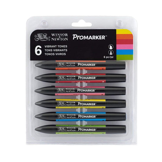 Winsor Newton Pro Marker set of 6